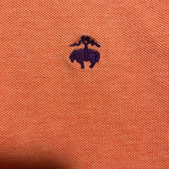 Brooks Brothers Performance Polo Orange - Picture 3 of 3